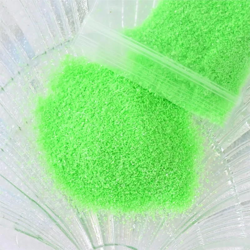 10g/Bag Fluorescent Powder Luminous Nail Glitter Glow In Dark Phosphor Neon Dust Long-Lasting Luminous Chrome Pigment for Nails