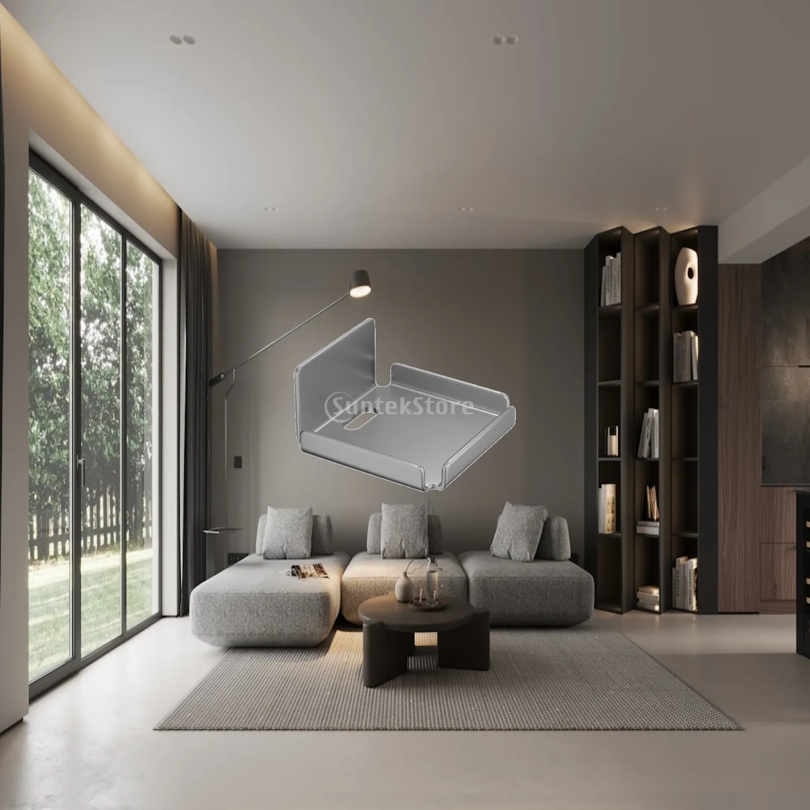 Security Camera Mount Wall Bracket Universal Camera Holder Carbon Steel Pressure Mount No Drilling for Home Corridor Watch