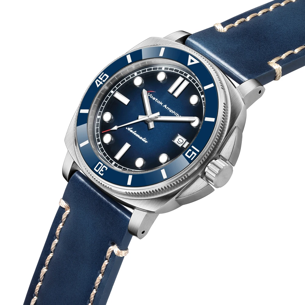 Mechanical Watches Men NH35 Movement Automatic Movement Sapphire Glass Branded Wristwatches Male Vostok Amphibia - Image 3