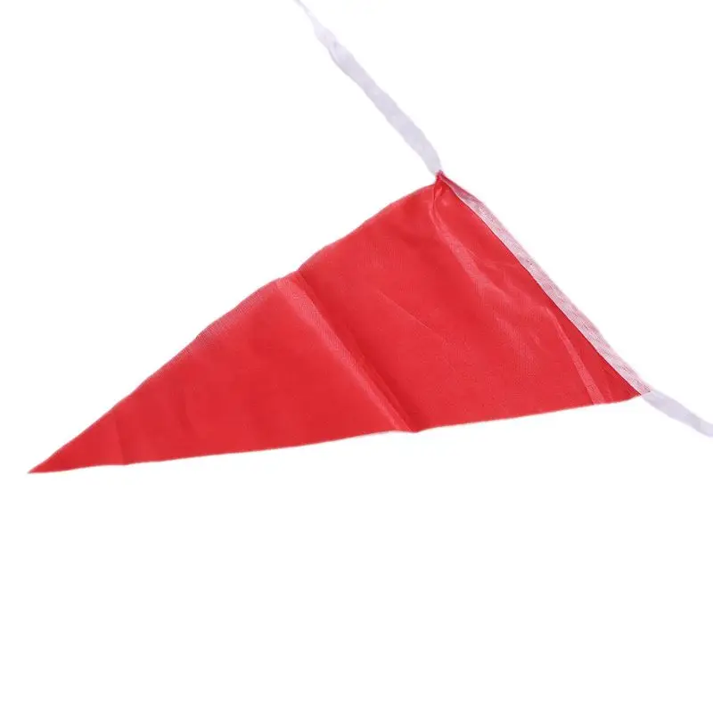 Colorful 80m for Triangle Pennant Bunting String for Banner Festiva DXAF