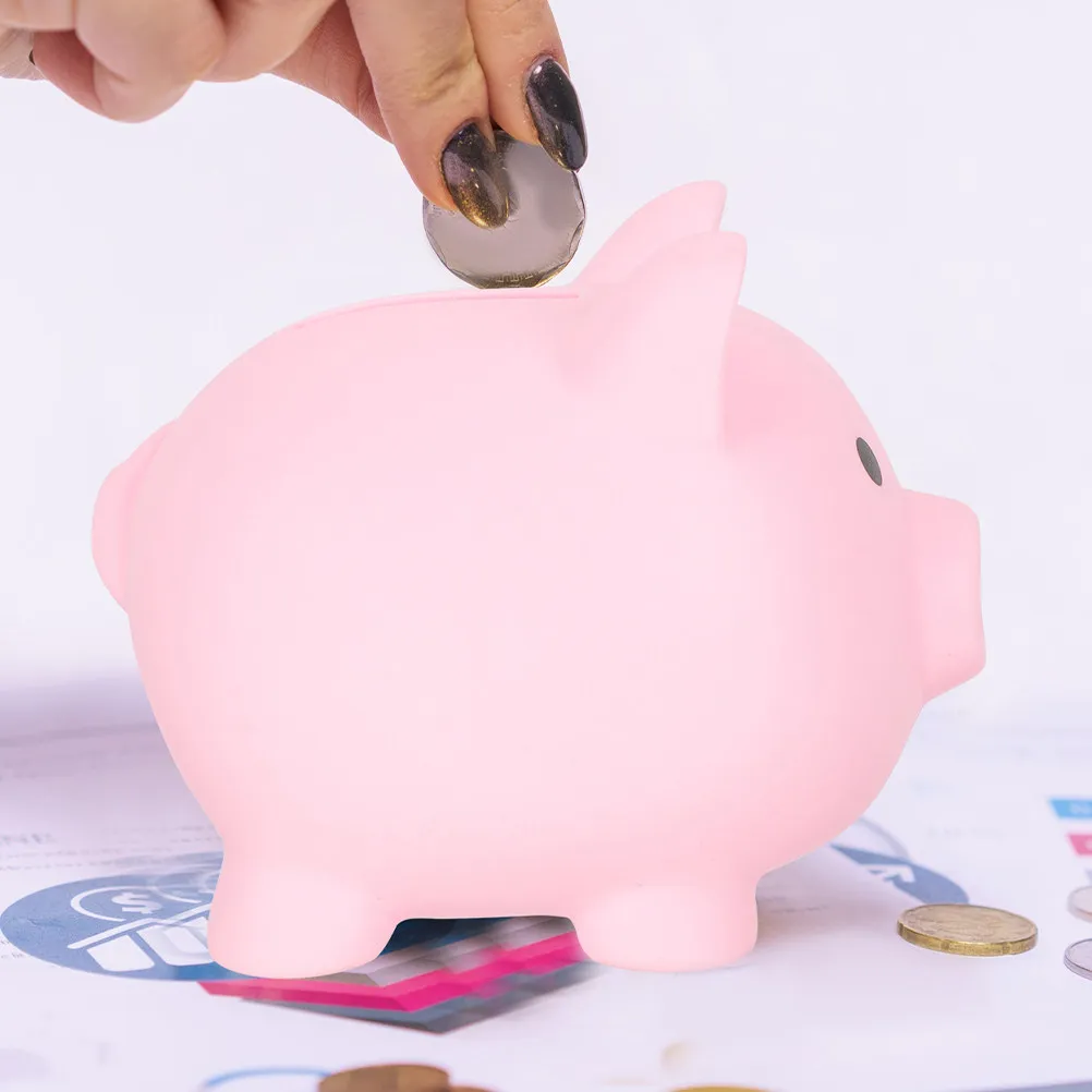

Набор из 2-х маленьких копилок в форме свинки, креативная копилка для накоплений, милая настольная банка для денег, подарок на день рождения для девочек
