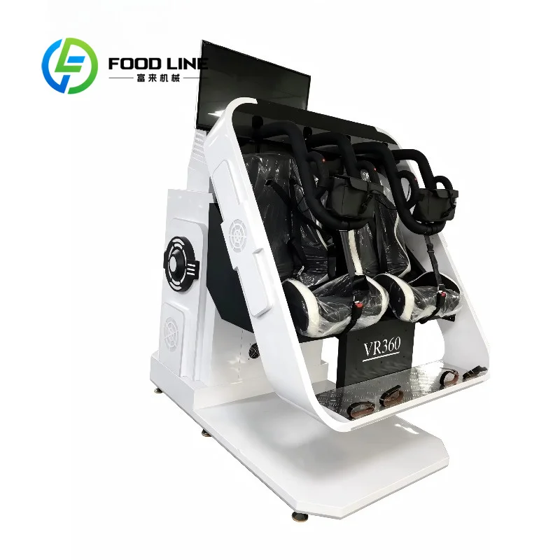 Customize 2 Seats 360° Rotation VR Game Machine New Arcade Manufacturer 720° Flip Virtual Reality Motion Simulator Game Console
