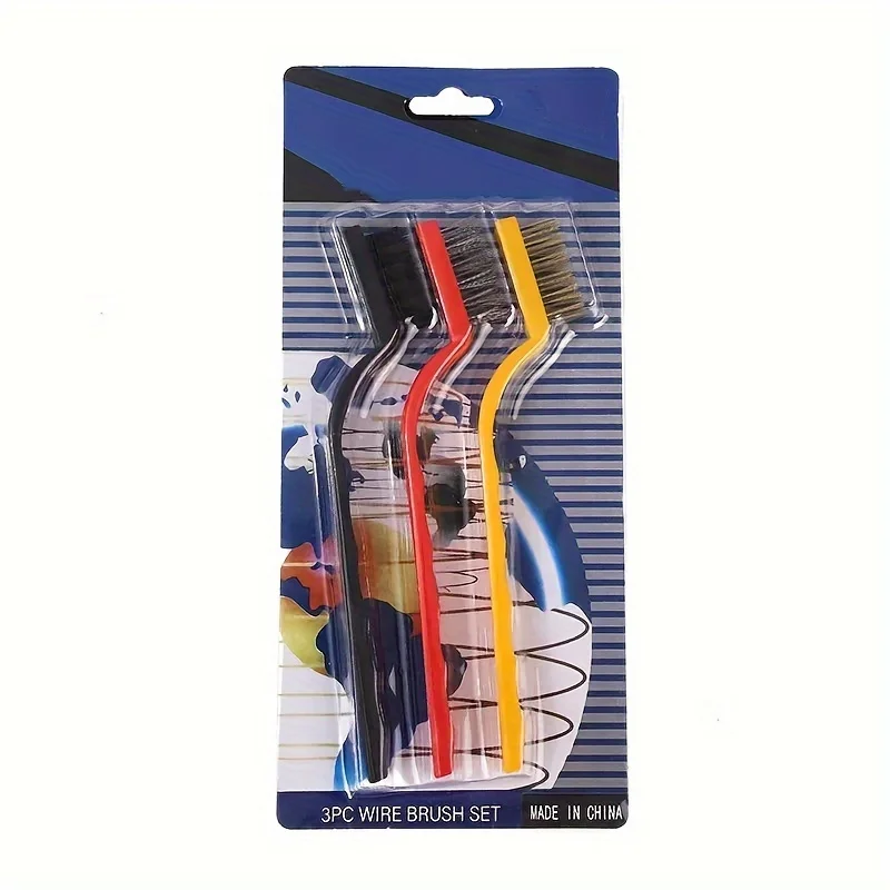 3pcs Gas Stove Cleaning Brush Set, Kitchen Tools