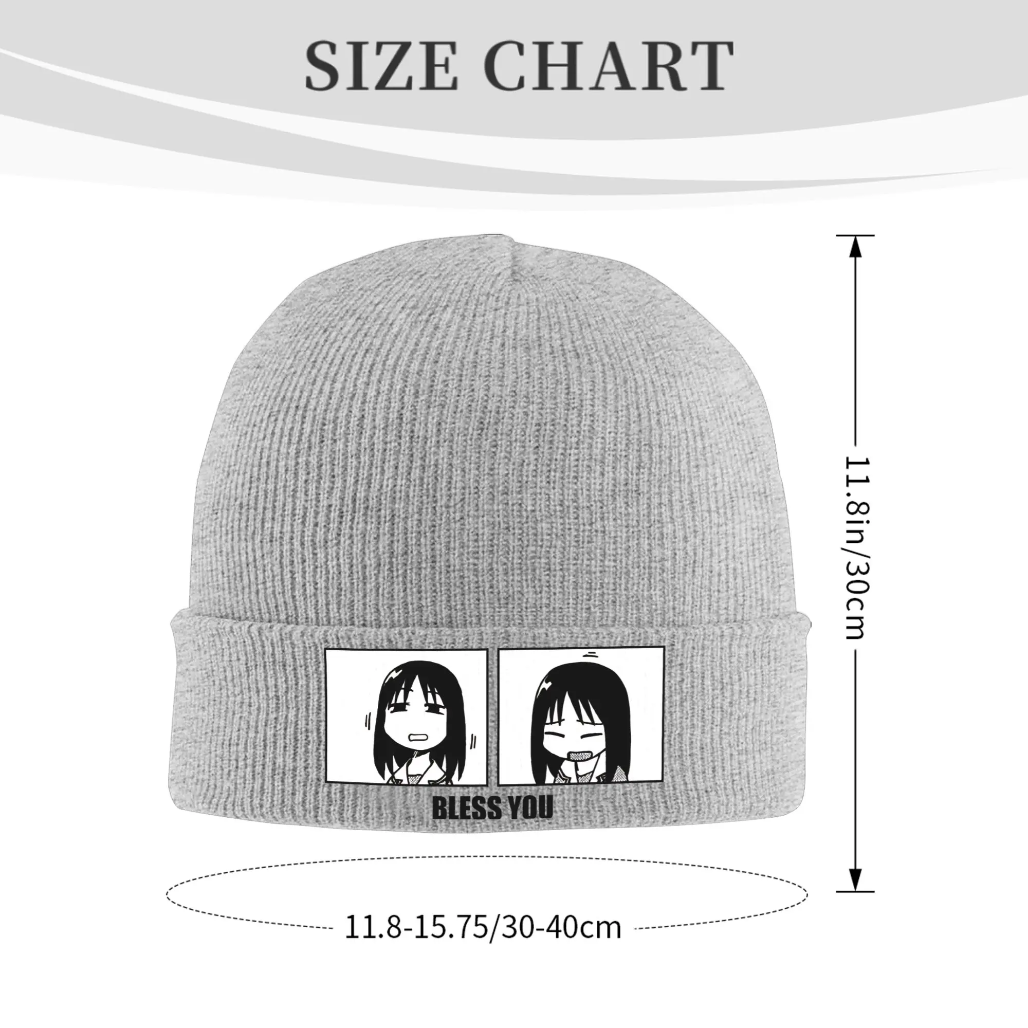 Osaka Autistic Azumanga Daioh Knitted Hat Beanies Autumn Winter Hat Warm Unisex  Casual  Cap for Men Women Gift,