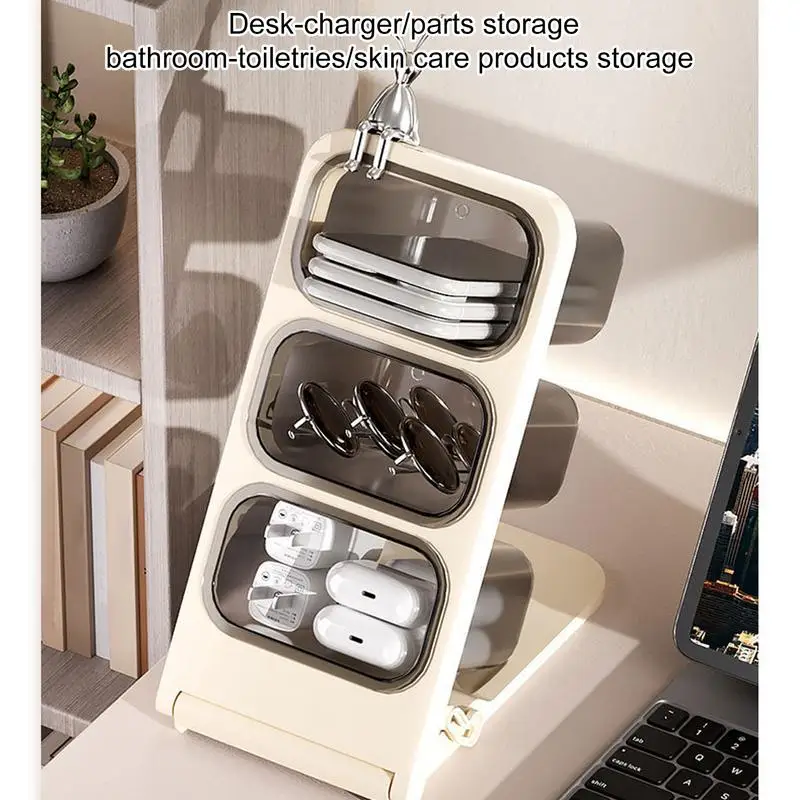 INS style desktop storage box home bedroom pen holder storage box bevel art supplies large capacity desktop storage box