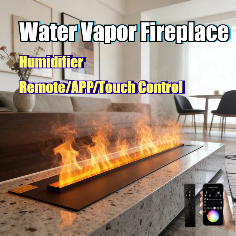 3d Steam Custom 3D Steam Fireplace No Heating,3D Water Vapor Fireplace for Designer Home Projects Gold Mist Fireplace Firepit