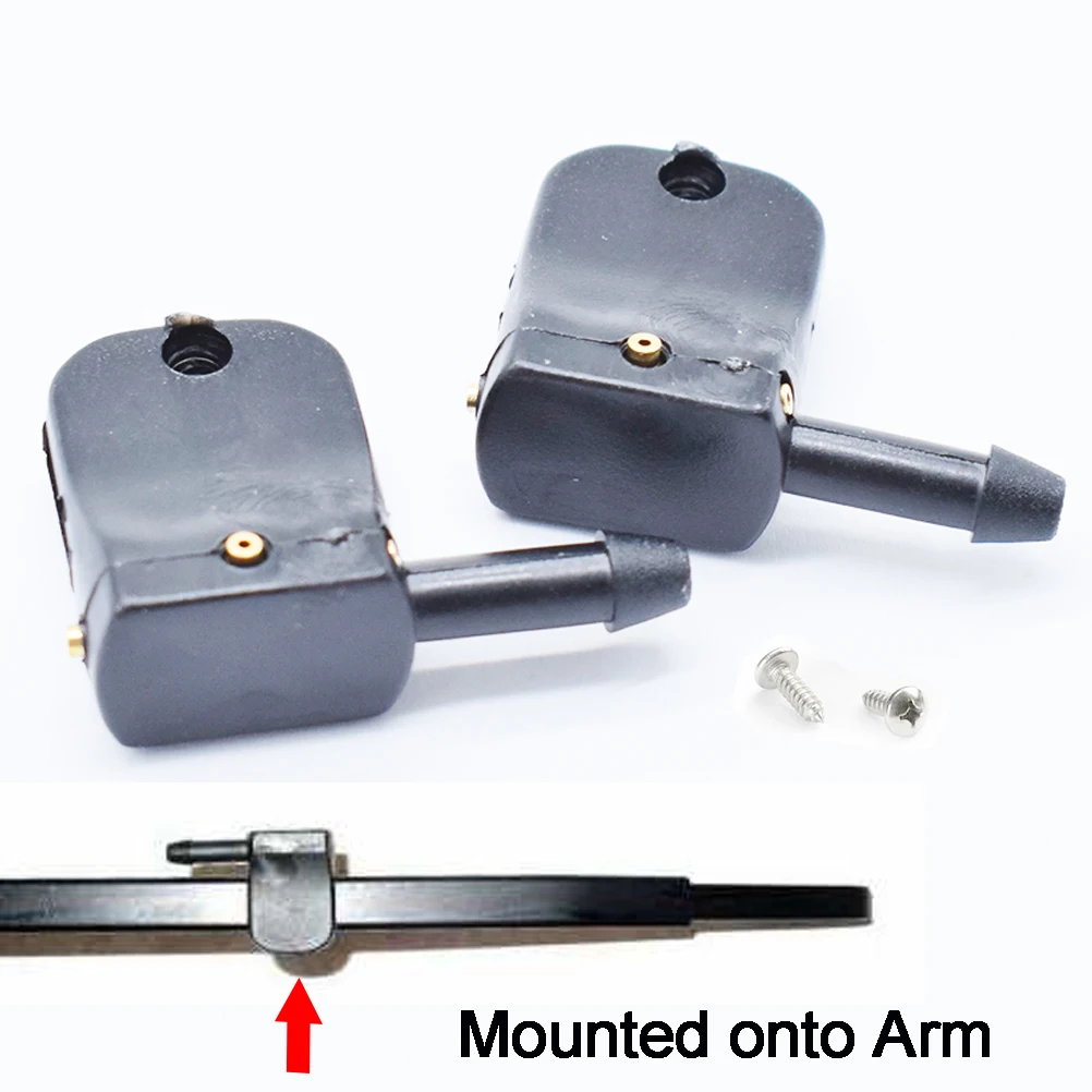 Universal Front Windscreen Wiper Washer Spray Jet Nozzle Mounted 9mm 12mm Arm For Mercedes-Benz Vito Sprinter LT Crafter W638