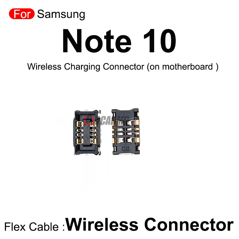 Wireless Charging Connector Motherboard FPC Plug Repair Parts For Samsung Galaxy Note 10 10+ Plus