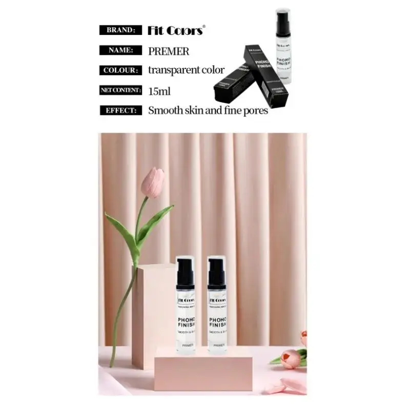 15ml maquiagem primer rosto base hidratante controle de óleo poros minimizador longa duração usar base cosmética invisível