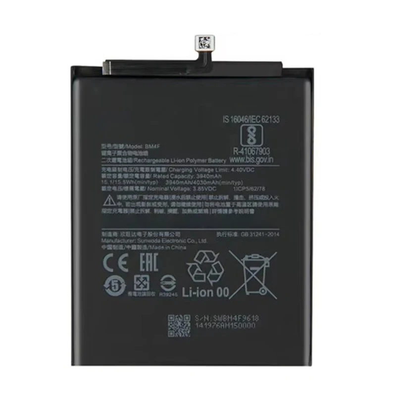 100% For XIAO MI Replacement Phone Battery BM4F for Xiaomi Mi A3 CC9 CC9e CC9 Mi9 Lite bateria Batteries Fast Shipping