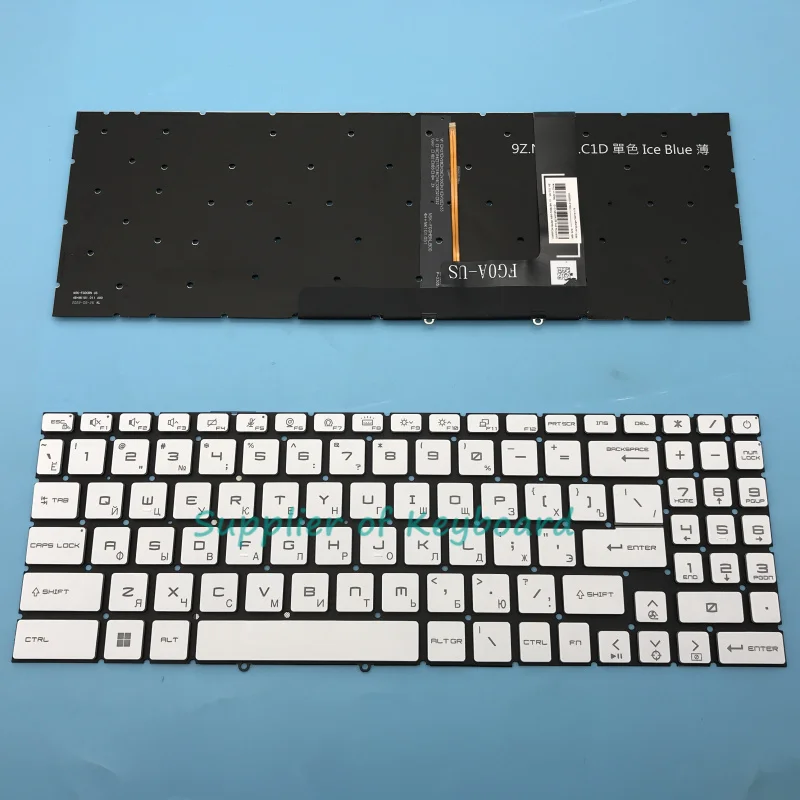 NEW English/Russian/SP/TR/JA Keyboard For MSI Sword 15 A12UC A12UD A12UE A12UG A12VE A12VF A12VG Laptop Blue/Red/White Backlit