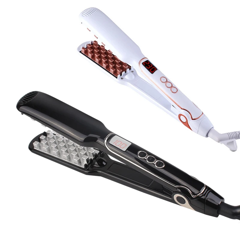 

Multi-Functional Long & Short Hair Styling Iron Hair Straightener Ceramic Tourmaline Volumizing Hair Iron Us Plug