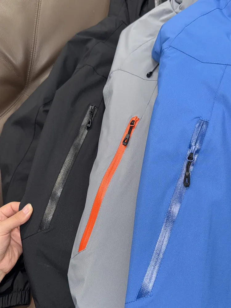 

Outdoor High-End Line 3D Tailored Autumn Winter New Men's Windproof Waterproof Soft ell Jaet Cotton Jaet Faion Urban ...