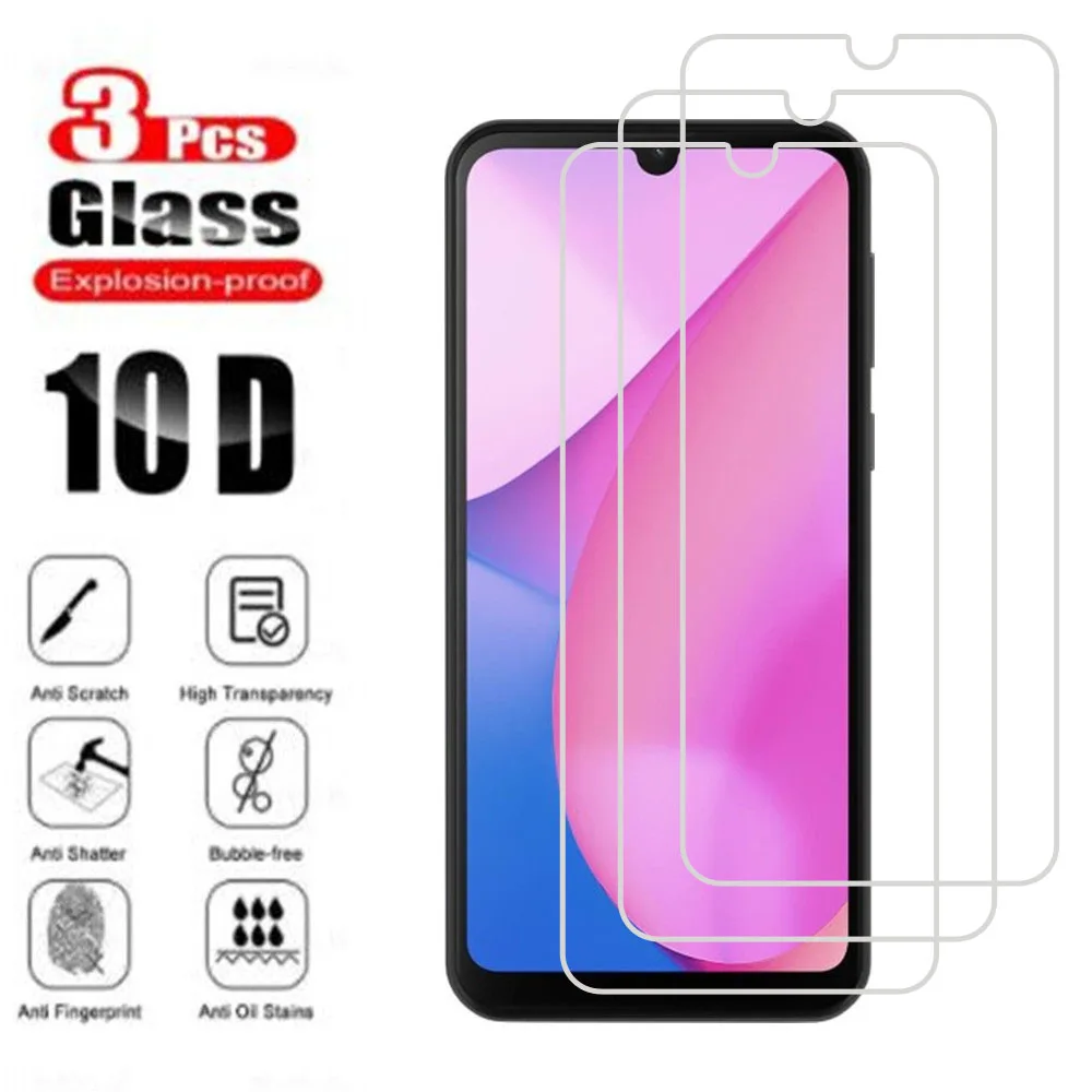 Protector de pantalla de vidrio templado Blackview A80s Plus A 90 70 BL5000 BV4900 s BV6600 e Pro, para Blackview Oscal C20 Pro, 3 unidades