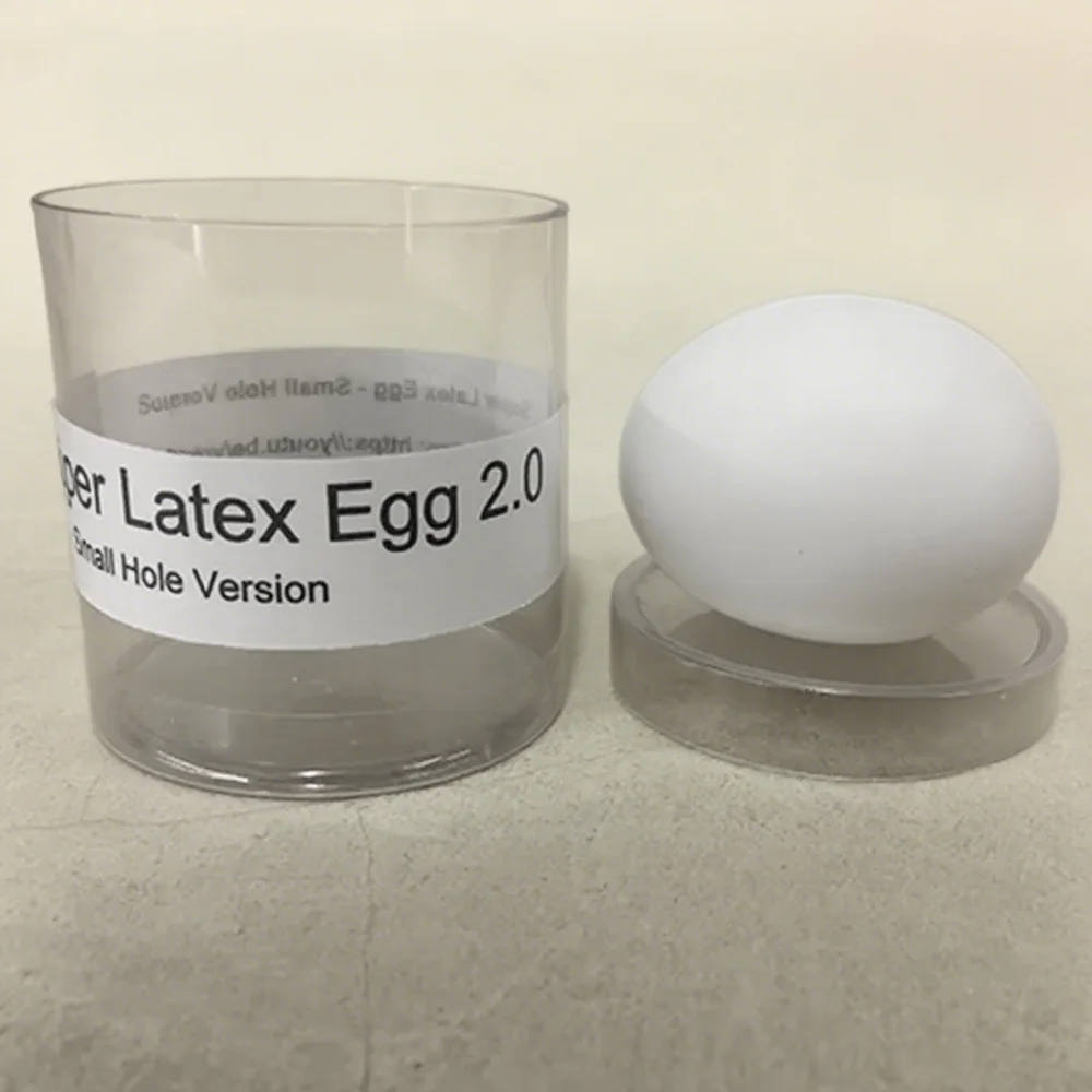 Super Latex Egg 2.0 Small Hole Version  Magie Tricks Stage Real-looking Egg Magia Illusions Gimmick Accessores
