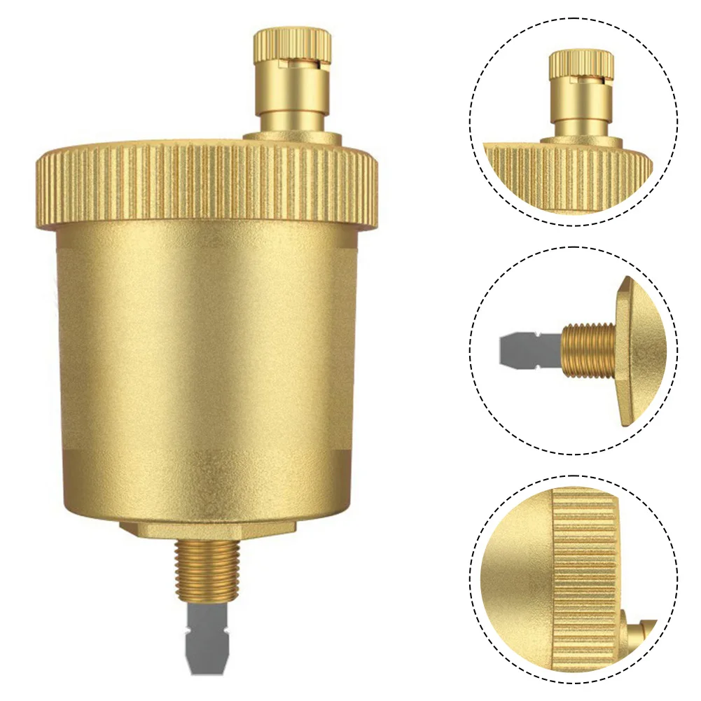 Hot Water Radiators 1/8 Inch Automatic Air Vent Valve Automatic Air Bleed Versatile Compatibility For Heating Machine