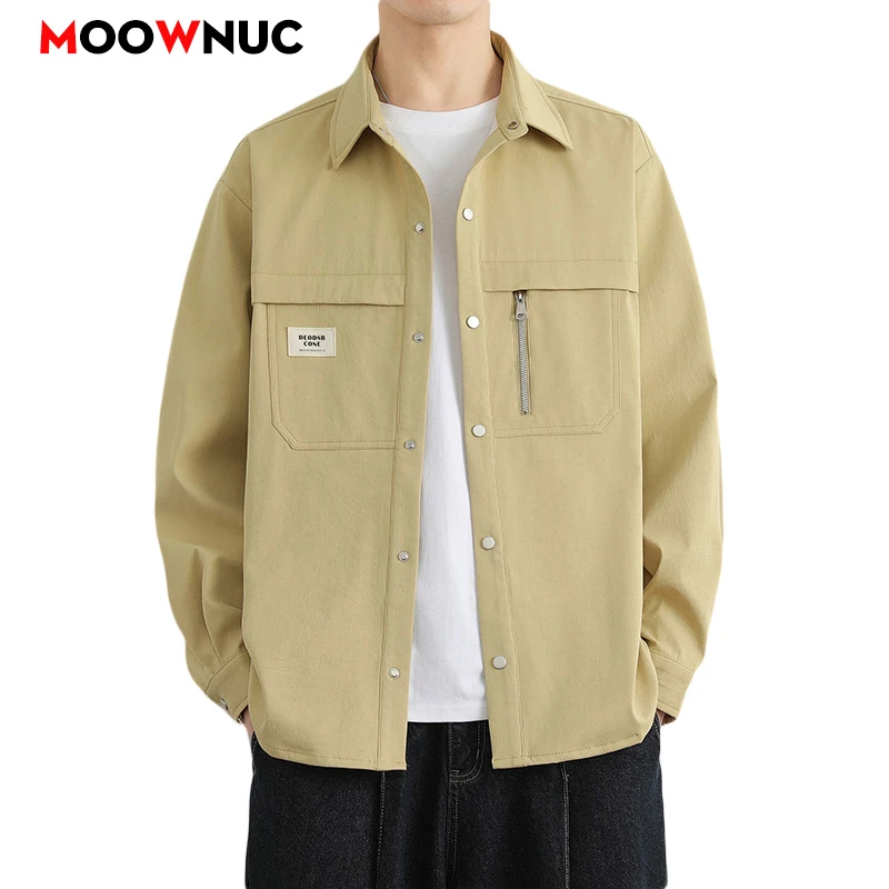 

Casual Shirt Long Sleeve Shirt For Men Men's Streetwear Mens Clothing Camisas Blouse Spring Autumn Streetdress Hombre Plus Size