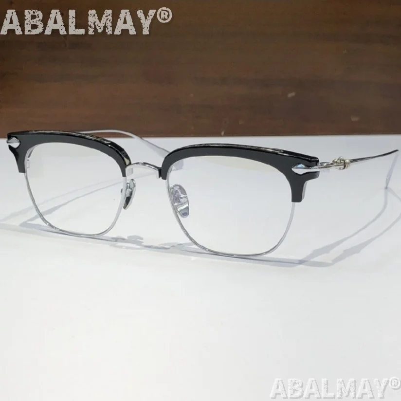 남성과 여성을위한 최고 품질의 디자이너 광학 안경 SLUNTRAPICTION 티타늄 럭셔리 비즈니스 처방 안경 프레임