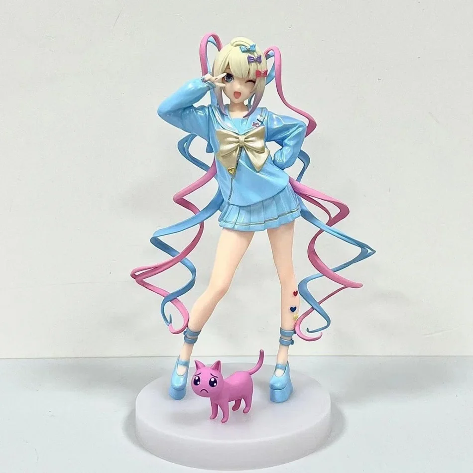Anime Super Sky Sauce Soft Cute Vivid Cartoon Characters Action Figures Virtual Uploader PVC Collection Model Ornaments Toys view 3