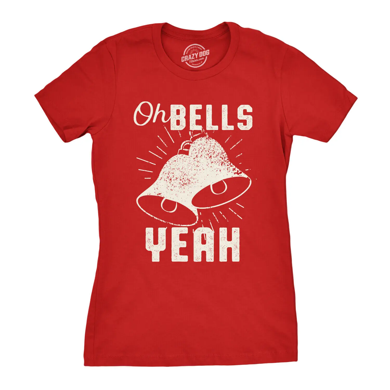 

Womens Oh Bells Yeah Tshirt Funny Christmas Tee