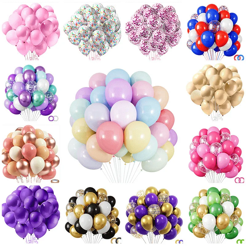 

12 Inch Latex Balloon Party Decoration Birthday Wedding Carnival Anniversary Garden Arch Background Balloon Decor party supplies