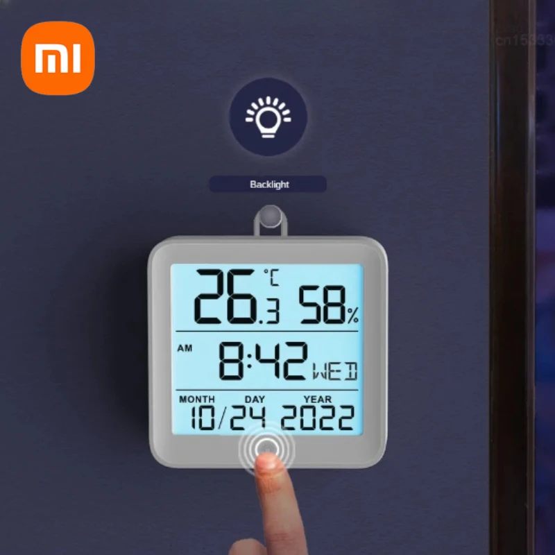 Xiaomi Tuya WIFI Temperature Humidity Sensor Hygrometer Thermometer Smart Backlight Smart Life Support Alexa Google Assistant