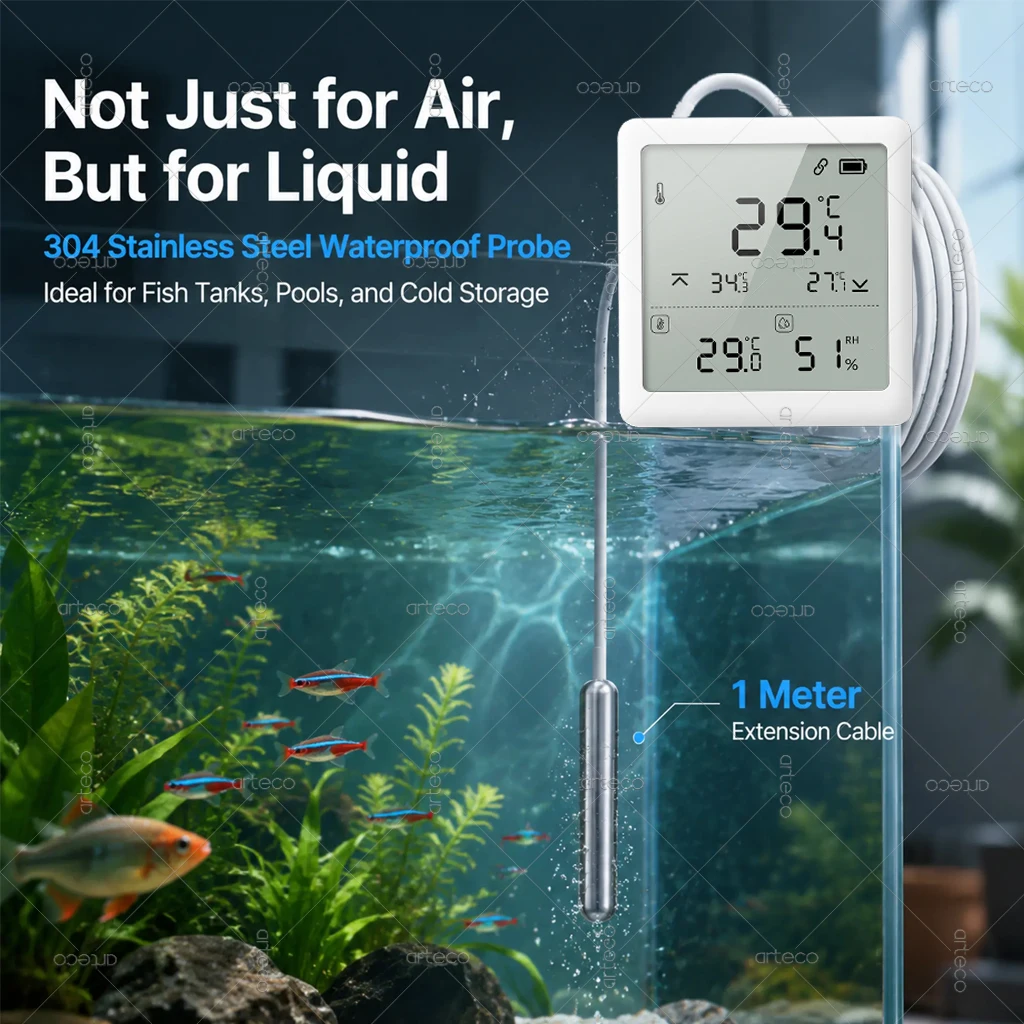 Zigbee Temperature Humidity Se - Aquarium Fish Elevator review and price