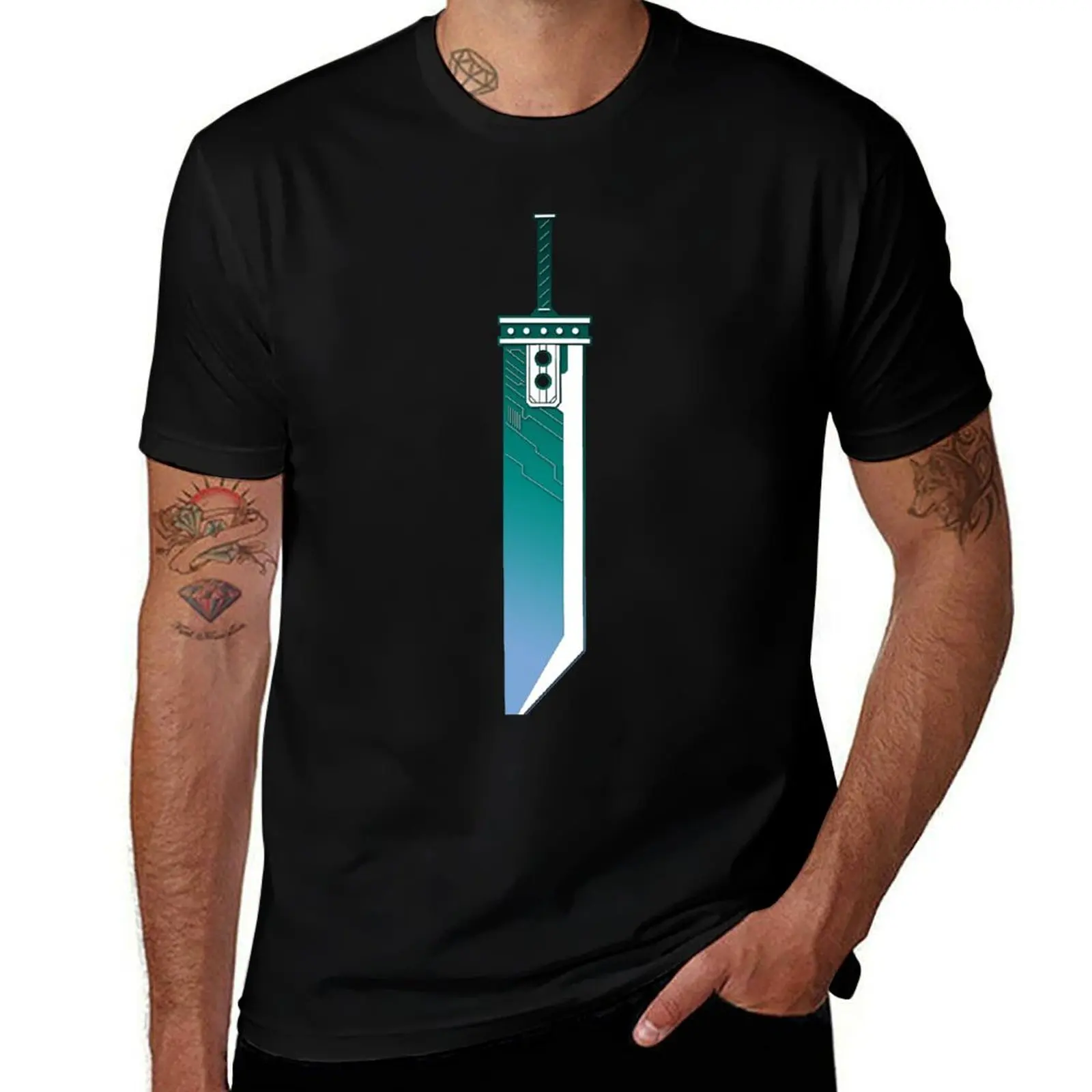 Buster Sword (colour) T-Shirt Halloween Theme T-Shirt
