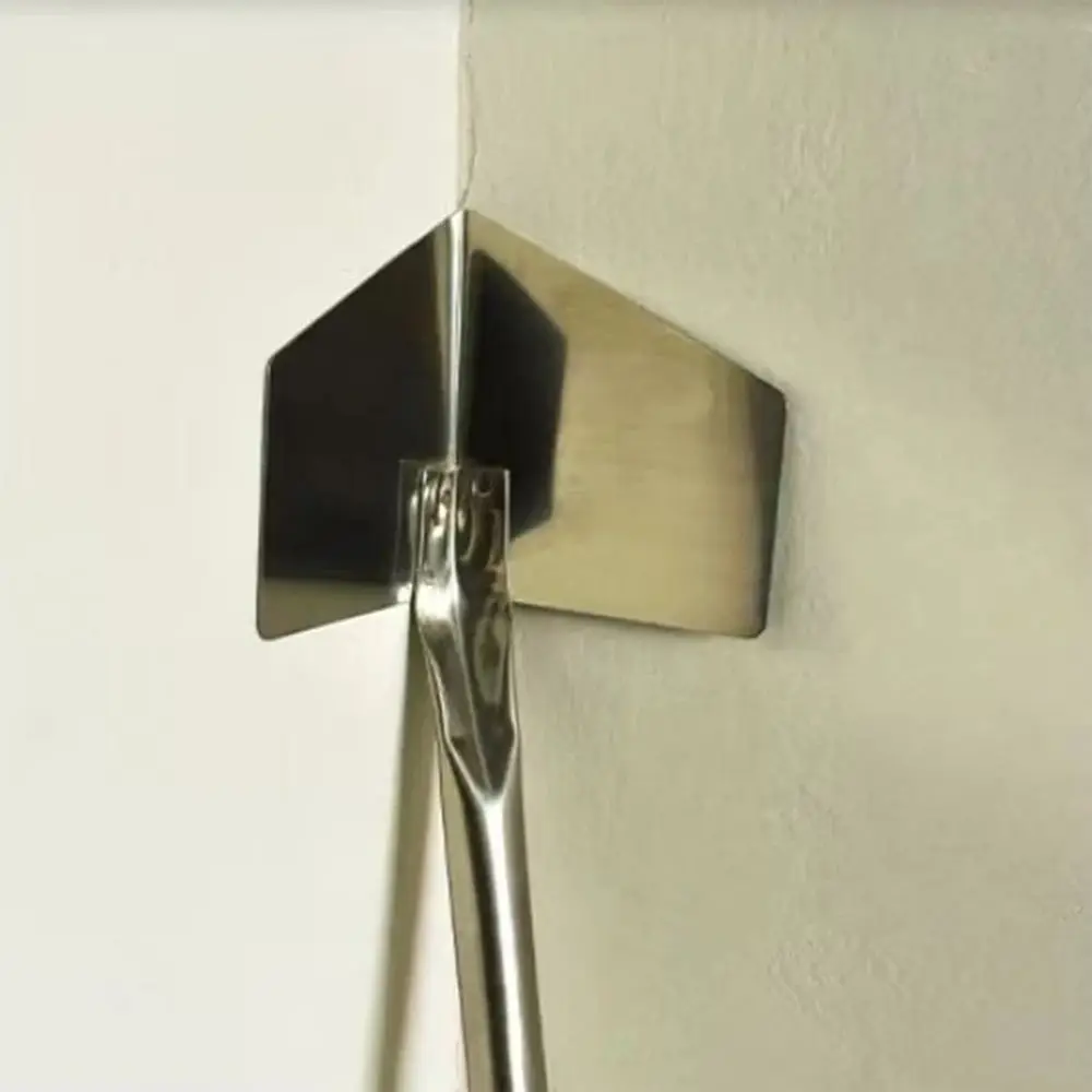 

1Pcs Caulk Removal Tool Outdoor Corner Trowel Stainless Steel Metal Handle Wall Plaster Scraper 90 Degree Filling Squeegee
