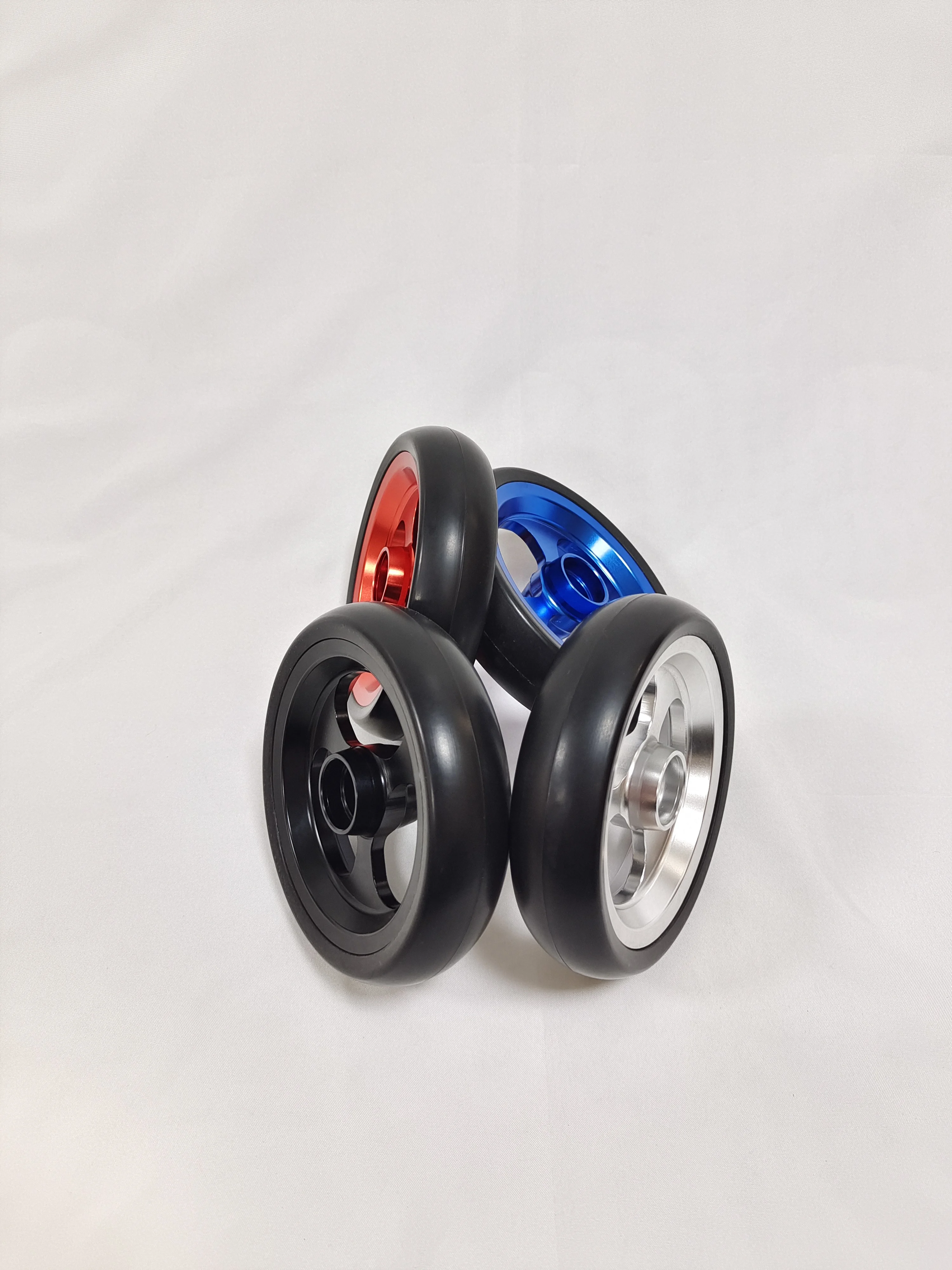 Stroller Sport Wheelchair Wheel Accessories Small Wheel 5 Inches Outer Diameter 97.62mm, Inner Diameter 64.75mm