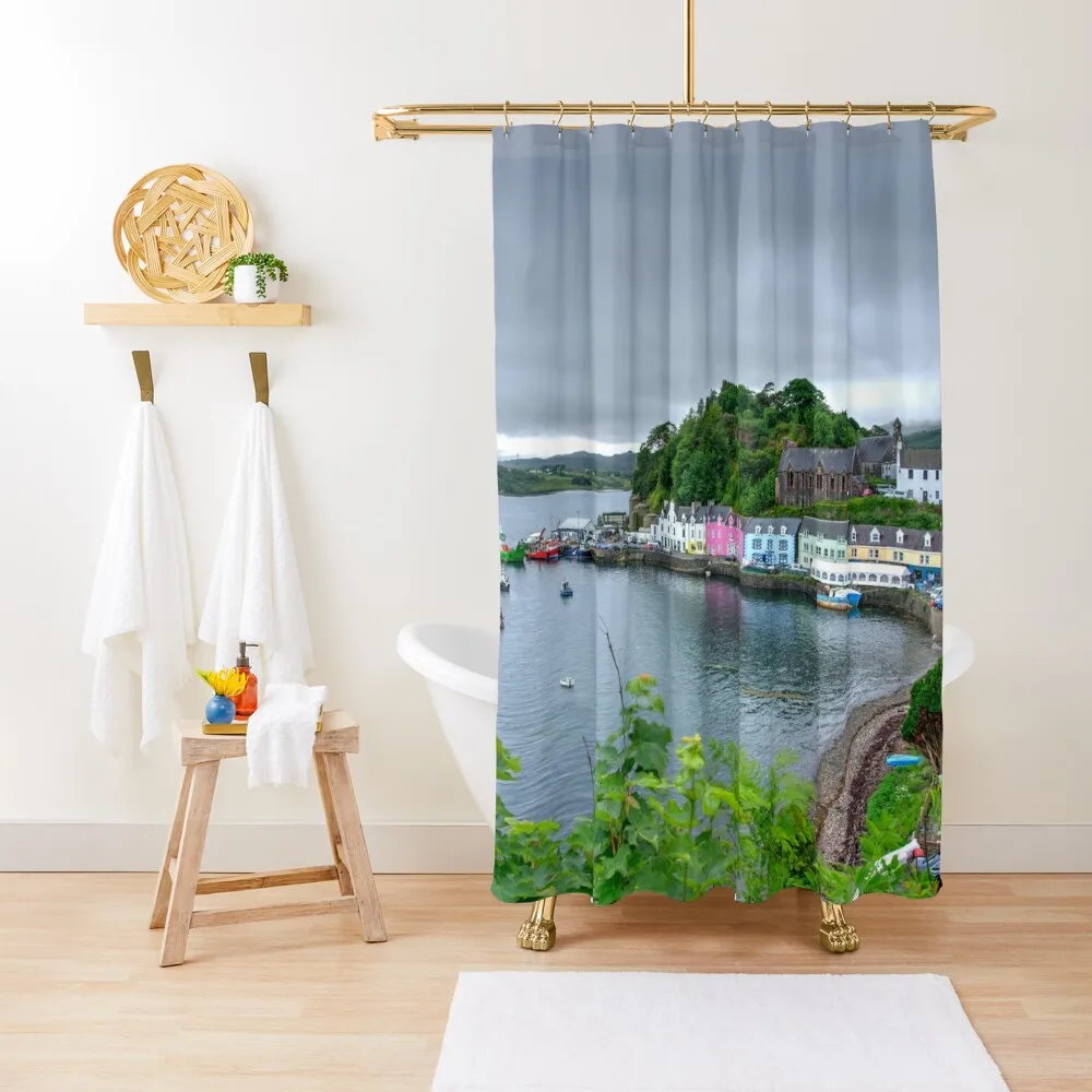 

Portree Harbour Shower Curtain Shower Set For Bathroom Modern Accessory Bathrooms Set For Bathroom Elegant Bathroom Curtain