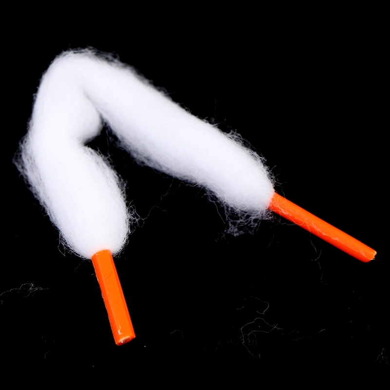 20pcs/bag High Quality 10cm Prebuilt Wire Coil Threads Organic Vape Cotton Strips Shoelace For RTA RDA Atomizer Accessorie New