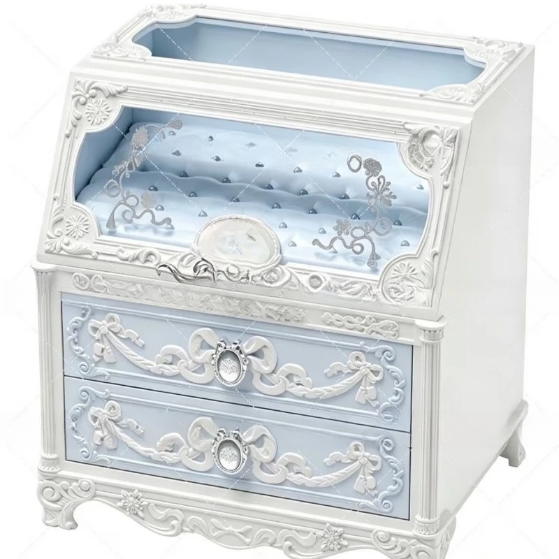 Cosmetic case, empty case, no makeup, big gift box.