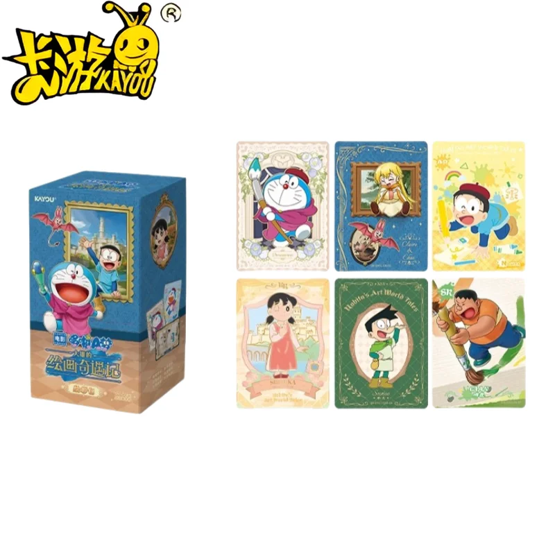 

Официальный набор карт KAYOU Doraemon, картина Nobita's Adventure Eiga Edition, лицензированные коллекционные карты, аниме-игра, периферийные устройства, подарок