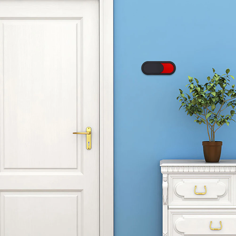 

8pcs Status Switch Sign Privacy Indicator Door Sign Slider Hotel Office Bathroom Anti-Wear Sturdy Self-Adhesive Green for Room