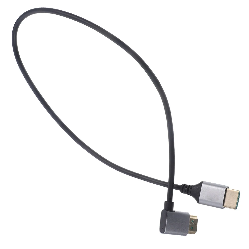 

Television Monitor Connection Cable Male Video Wire Tinned Copper Angle Aerial Connector