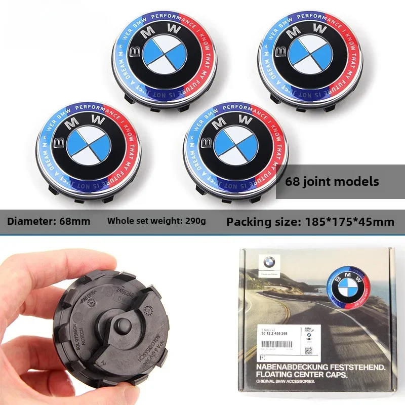 

4pcs For BMW G12 G30 G31 G32 G08 G05 F46 F49 F39 F90 floating wheel hub cover 1/3/4/5/6/7Series modified wheel hub center cover