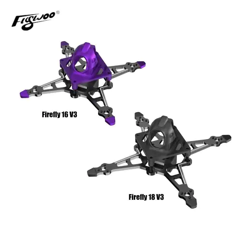 

FLYWOO Firefly16/18 1S Nano Baby V3 комплект рамок, подходит для Micro FPV Drone DIY Запчасти Аксессуары RC