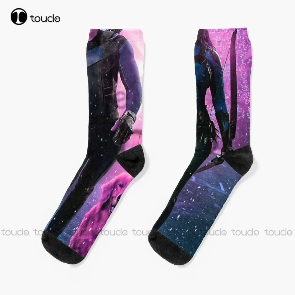 Kate Bishop Socks Work Socks For Men Unisex Adult Teen Youth Socks Christmas Gift Custom Hd High Quality 360° Digital Print Sock