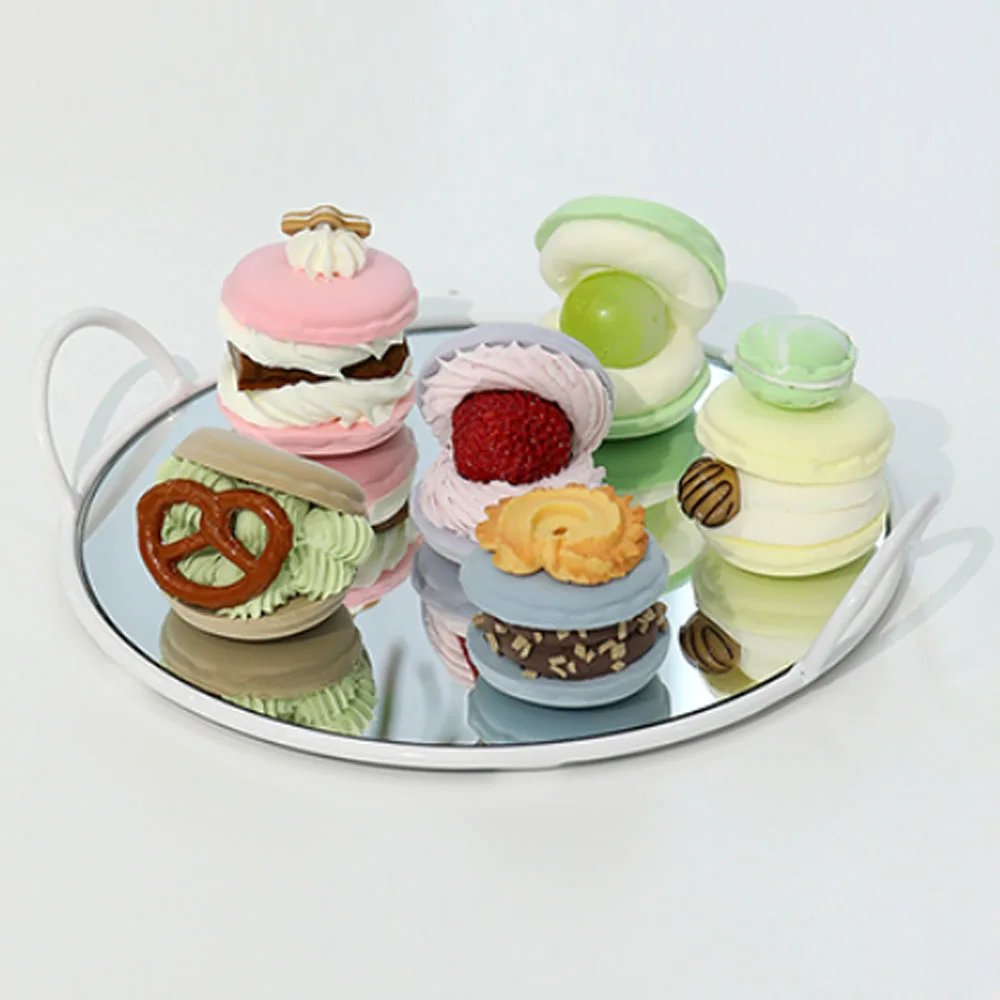 

artificial cake dessert fake food party birthday decoration biscuit grape strawberry fruit simulation cream fruit cake model