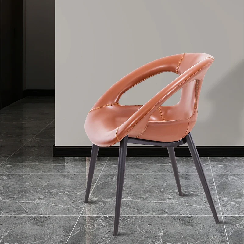 

Lightweight Chair Dresser Designer Furniture Modern Dining Kitchen Chairs Luxury Design Armchairs Plastic Pink Vintage Elegant