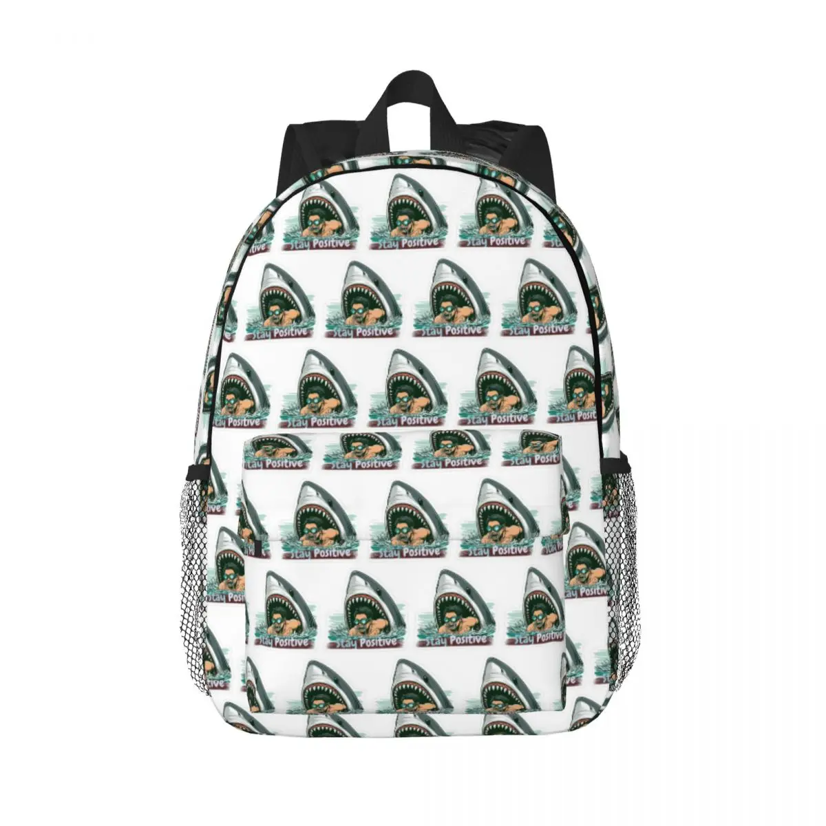 

Stay Positive Backpack Hot Sale Daypack Large Capacity Boys Girls BookBag Shoulder Bags for Men Women Children School Bag