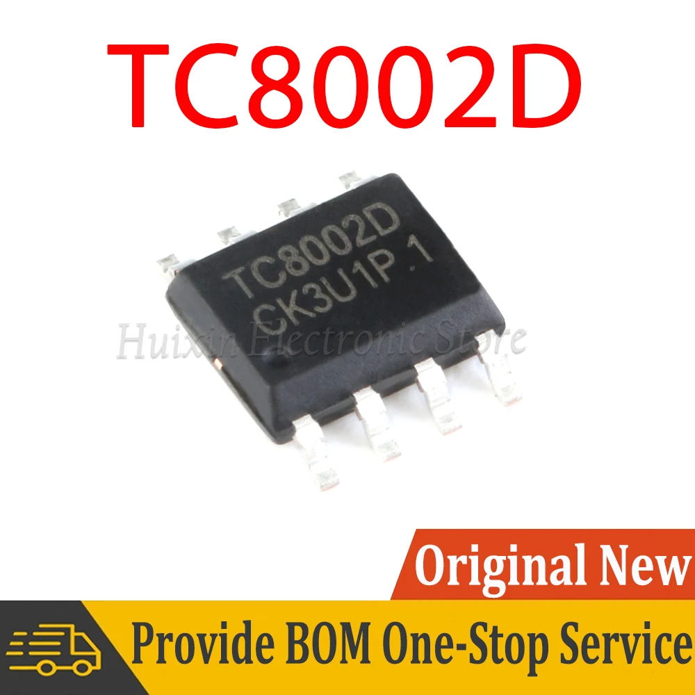 

5pcs TC8002D TC8002 SOP-8 3W Universal Audio Amplifier IC SOP SMD New and Original IC Chipset