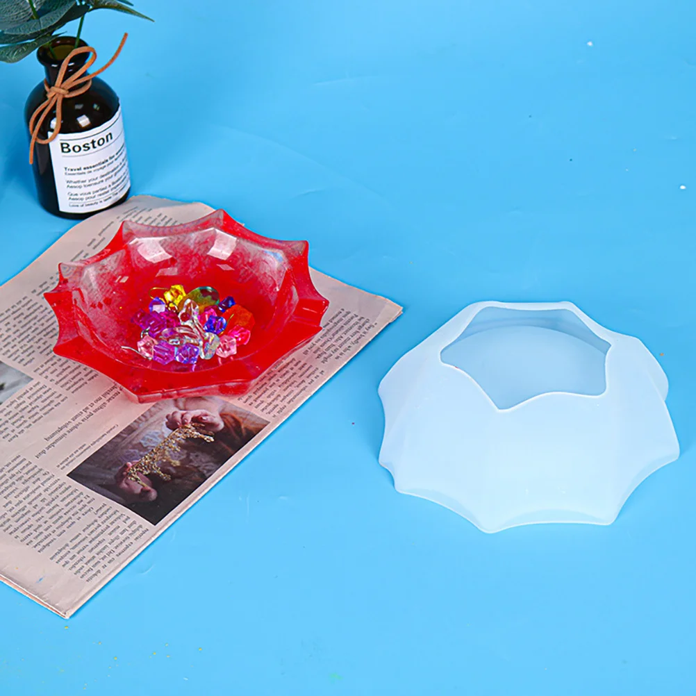

Creative Plate Tray Silicone Epoxy Resin Mold Reusable Diy Casting Mould Smooth Non-Stick Durable Craft Jewelry Accessories