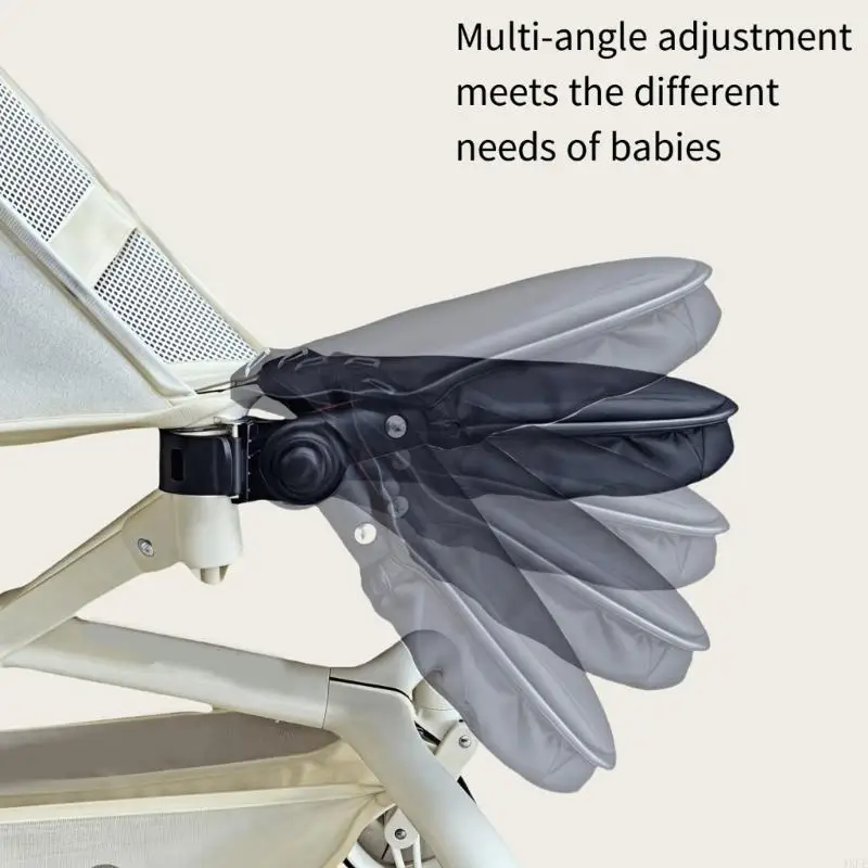 Adjustable Baby Strollers Leg Rest Feature Reinforced Safety Structure Suitable for Various Models Easy Assembly