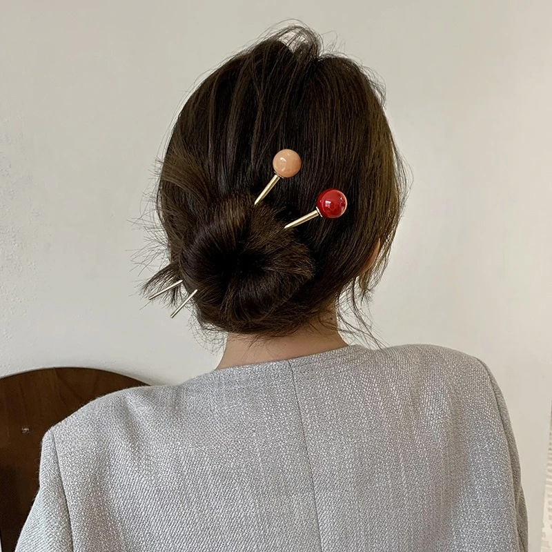 3-Ball Metal Hair S…