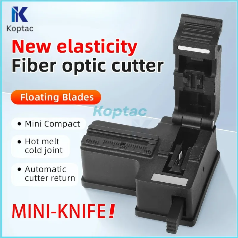 MINI Optical Fiber Cleaver ABS Small High Precision Fiber Cutter Cable Cold Connection Cutting Tool FTTH