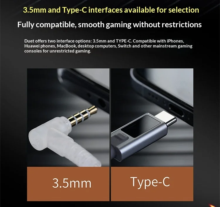 KZ KZ Duet Ohrhörer Hifi Bass Earbud Quad Core Dual Dynamic Driver HD Dual Mic Abnehmbares Kabelgebundenes Headset für Musik und Gaming – Detail 11