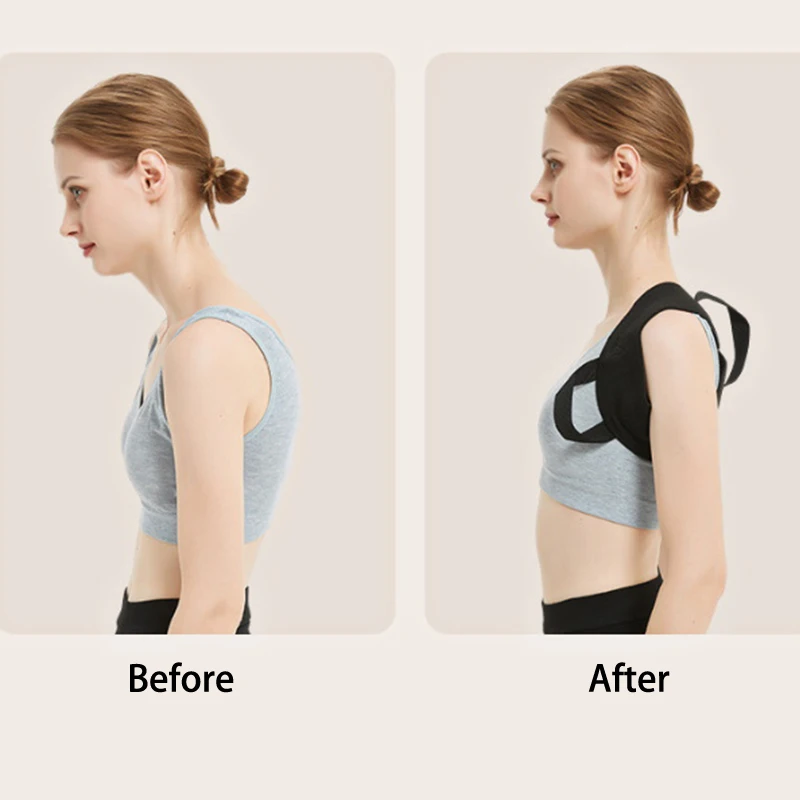 

Invisible Back Posture Corrector Trainer Adjustable Shoulder Brace Straight Holder Clavicle Support For Men Women Adult Children