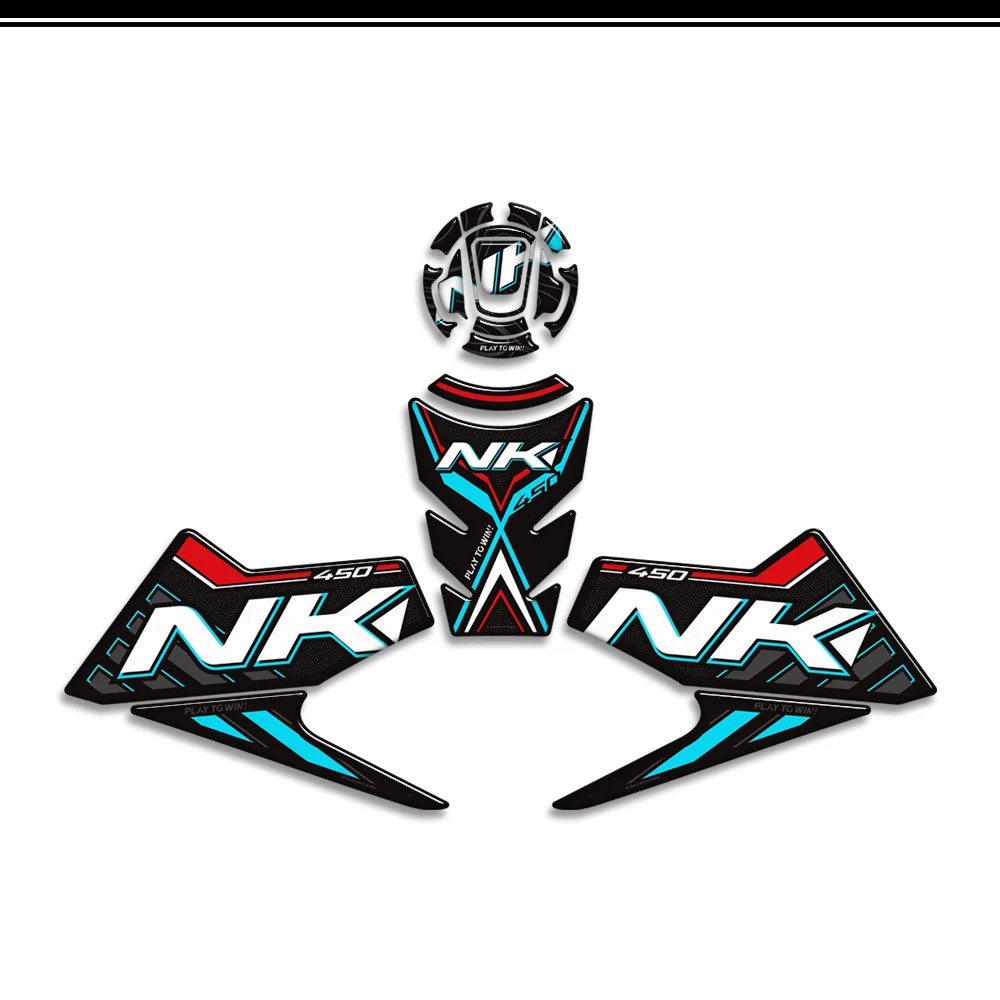 

For CFMOTO CF MOTO Motorcycle 450NK 450 NK Tank Pad Side Grips Gas Fuel Oil Knee Protector Stickers Decals 2024 2025